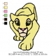 Lion Kid Embroidery Animal_07